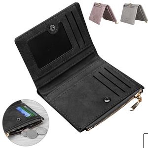 Women Bifold PU Leather Wallet